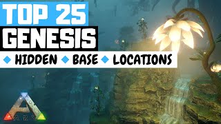 TOP 25 HIDDEN RATHOLE BASE LOCATIONS GENESIS ARK Survival Evolved [upl. by Aronel]