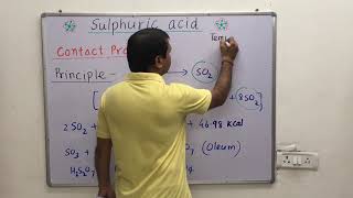 Contact Process  Manufacture of Sulphuric acid by Cotact Process [upl. by Prosperus570]