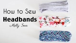 Learn to Sew a Headband  DIY Workout Headband [upl. by Pollard]