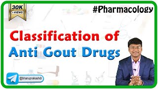 2 Classification of Anti Gout drugs  Neet PG  Fmge Pharmacology [upl. by Amaris522]