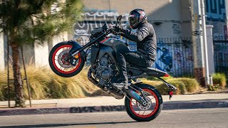 2021 Yamaha MT09 Review  MC Commute [upl. by Nirek]