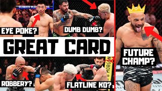 UFC Seattle Event Recap Cejudo vs Song Full Card Reaction amp Breakdown [upl. by Leirvag806]