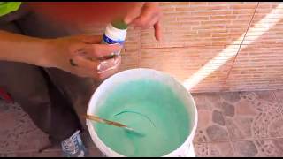 aprender mezcla el color verde parte1 [upl. by Mendy]