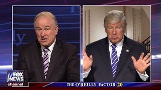 Watch Alec Baldwin impersonate Trump and Bill OReilly on SNL [upl. by Malina]