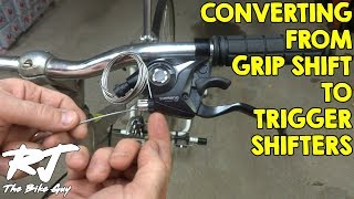 Convert From Grip Shift to Trigger Shifters [upl. by Nyletac624]