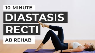 10 Minute Abs After Baby 8 Diastasis Recti Safe Ab Exercises [upl. by Siuqaj]