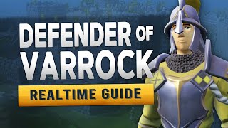 RS3 Defender of Varrock – Realtime Quest Guide [upl. by Zwick]