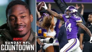 Stefon Diggs looks back at Vikings Minneapolis Miracle vs Saints  NFL Countdown [upl. by Borchers962]