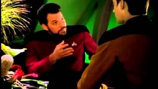 Riker talks to Data about trust [upl. by Rafaj]