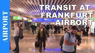 TRANSIT WALK AT FRANKFURT Airport FRA Terminal 1  Connection Flight Transfer Arriving amp Departing [upl. by Nairoc]