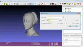 MeshLab basics Snapshot [upl. by Dafodil]