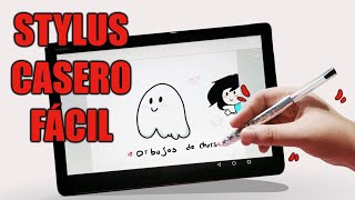 COMO HACER UN LAPIZ TACTIL CASERO STYLUS FACIL  DIBUJOS DE CHRIS [upl. by Ping]