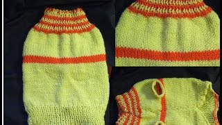 DIY Hundepullover StrickenCHIHUAHUAYORKIEDog sweater knitting Tutorial Handarbeit [upl. by Ashli]