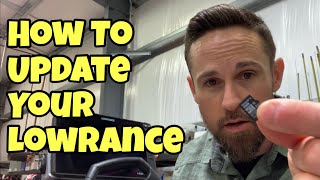 HOW TO UPDATE YOUR LOWRANCE  Step By Step [upl. by Dnomhcir609]