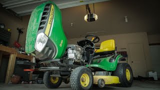 John Deere D130 lawn tractor wont start [upl. by Notlil]