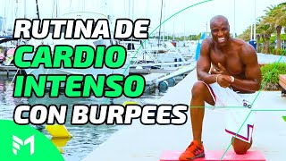 RUTINA de CARDIOINTENSO con Burpees para Adelgazar [upl. by Kaile]