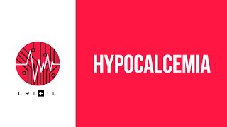 Hypocalcemia  a short outline [upl. by Halilak]