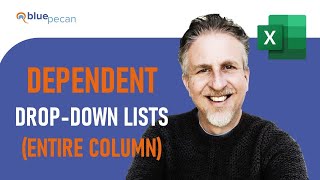 Excel Dynamic Dependent Dropdown Lists for Entire Column  No Complicated Formulas Required [upl. by Keil]